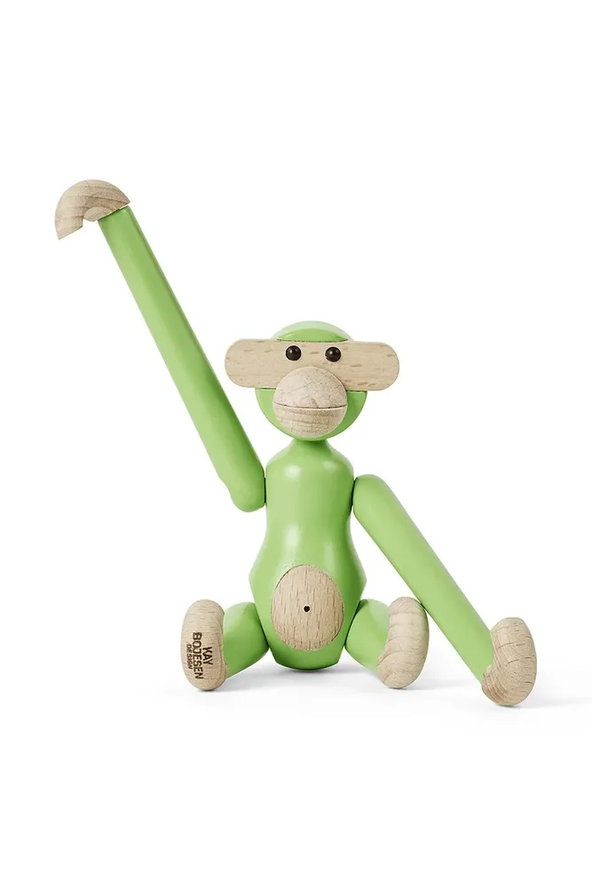 Фигурка декоративная Kay Bojesen Monkey mini kolor, 10 см, зелёный