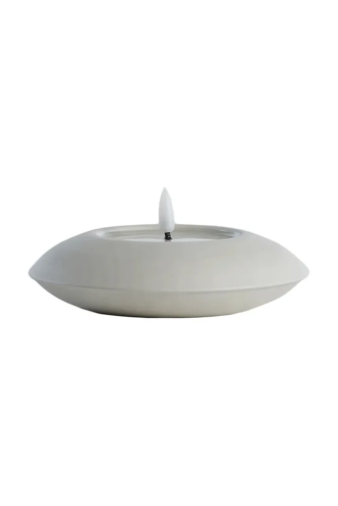 Фонарь для свечи Light & Living swieca led Jayce, металл, 14,5 см, серый