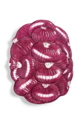 Поднос &K Amsterdam legume onion, 23,5 18 2,5 см, фиолетовый