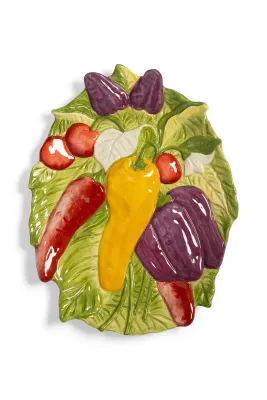 Поднос &K Amsterdam legume pepper, 27,5 21,5 2,5 см, разноцветный