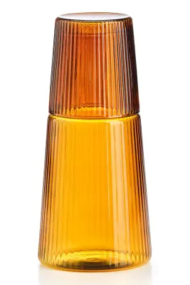 Кувшин Ivv, szklanka Narciso 0,6 +, 230 мл, боросиликатное стекло, жёлтый