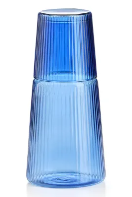 Кувшин Ivv, szklanka Narciso 0,6 +, 230 мл, боросиликатное стекло, синий