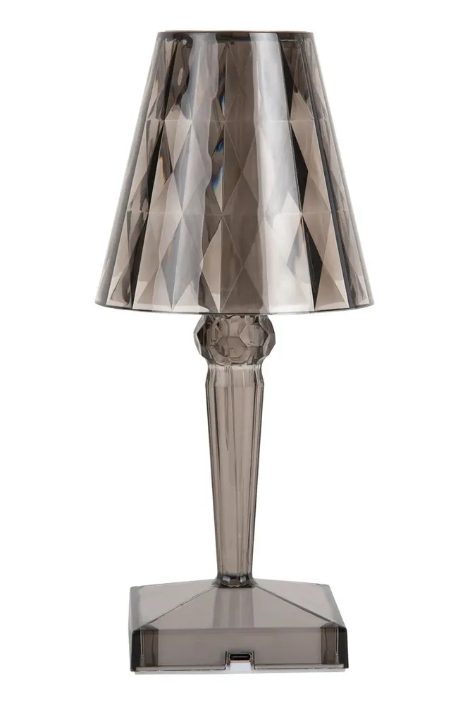 Настольная лампа Leitmotiv Gem, LED, выс. 10,5 см, серый