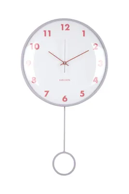 Настенные часы Karlsson Cheeky Dome kolor, 61,5 см, фиолетовый