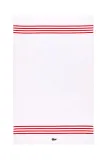 Полотенце банное Lacoste LCOURTLI Rouge, хлопок, 90 120 см, белый — фото 1