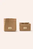 Контейнер для хранения продуктов Calma House Paper, бежевый — фото 3