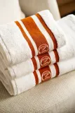 Полотенце банное Officine Monogram Monogram Linea, хлопок, 50 100 см, коричневый — фото 7