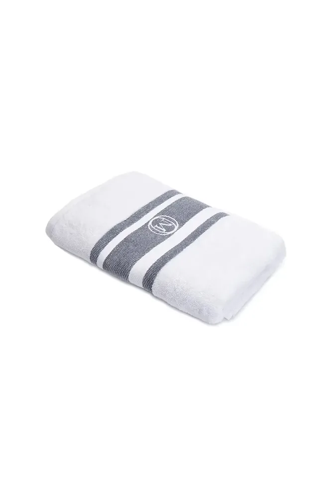 Полотенце банное Officine Monogram Monogram Linea, хлопок, 100 120 см, серый