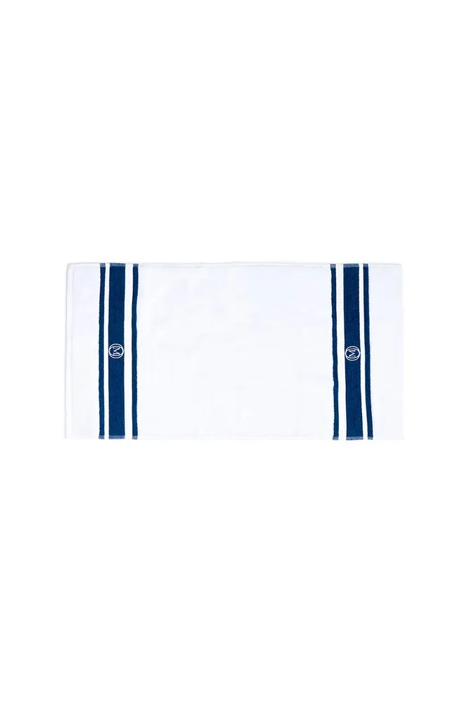 Полотенце банное Officine Monogram Monogram Linea, хлопок, 50 100 см, бирюзовый