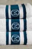 Полотенце банное Officine Monogram Monogram Linea, хлопок, 50 100 см, бирюзовый — фото 5