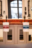Полотенце банное Officine Monogram Monogram Linea, хлопок, 50 100 см, бирюзовый — фото 6