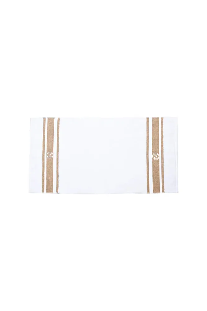 Полотенце банное Officine Monogram Monogram Linea, хлопок, 100 120 см, бежевый
