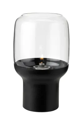 Фонарь для свечи Stelton dekoracje Hoop Hurricane, керамика, 11 см, чёрный