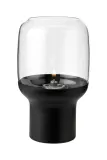 Фонарь для свечи Stelton dekoracje Hoop Hurricane, керамика, 11 см, чёрный — фото 1