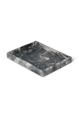 Поднос Ferm Living Mist Tray, полирезин, 15 20 см, серый