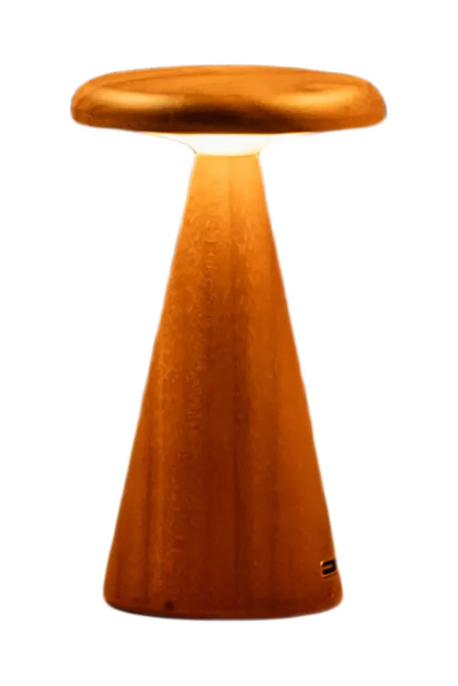 Настольная лампа Gingko Design bezprzewodowa Sylva Mini, LED, выс. 6 см, бежевый