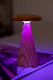 Настольная лампа Gingko Design bezprzewodowa Sylva Mini, LED, выс. 6 см, бежевый — фото 6
