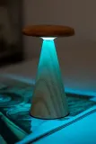 Настольная лампа Gingko Design bezprzewodowa Sylva Mini, LED, выс. 6 см, бежевый — фото 7