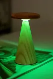 Настольная лампа Gingko Design bezprzewodowa Sylva Mini, LED, выс. 6 см, бежевый — фото 8