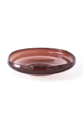 Салатник Pols Potten Eye Plate, стекло, 32 см, оранжевый