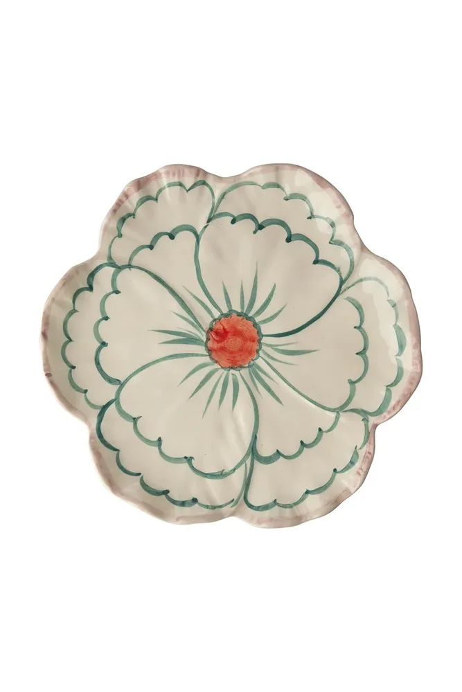 Тарелка обеденная Rice Jade, керамика, 19,5 см, разноцветная
