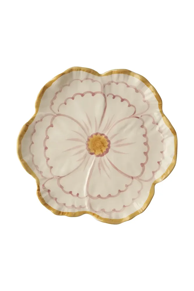 Тарелка обеденная Rice, керамика, 19,5 см, разноцветная