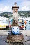 Ваза Byon Happy o, стекло, 25 см, синий — фото 3