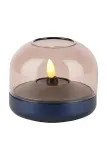 Фонарь для свечи Kooduu Glow 08, алюминий, 8 см, тёмно-синий — фото 3