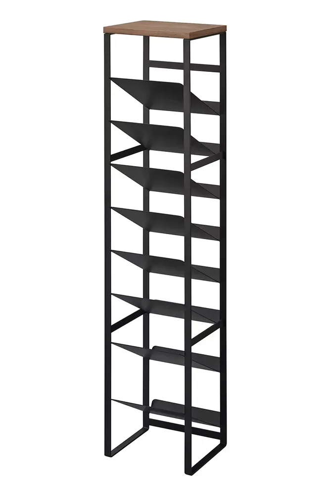 Кухонный держатель Yamazaki blatem Tower, дерево, 88,5 20 см, чёрный
