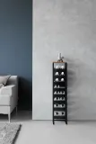 Кухонный держатель Yamazaki blatem Tower, дерево, 88,5 20 см, чёрный — фото 2