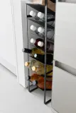 Кухонный держатель Yamazaki blatem Tower, дерево, 88,5 20 см, чёрный — фото 7