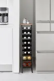 Кухонный держатель Yamazaki blatem Tower, дерево, 88,5 20 см, чёрный — фото 8