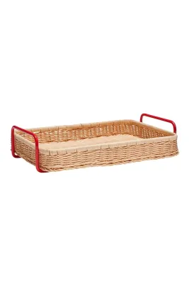 Hübsch Поднос H bsch Splint, 42 27 10 см, красный
