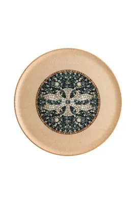 Набор обеденных тарелок Bonna Mesopotamia Mosaic Wood Gourmet, 6 шт, фарфор, 32 см, разноцветная