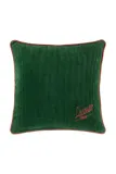 Декоративная наволочка Lacoste L VELVET Vert, хлопок, 45 45 см, зелёный — фото 1