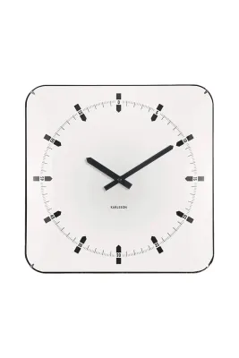 Настенные часы Karlsson Sucinto Dome Square, 35 см, зелёный