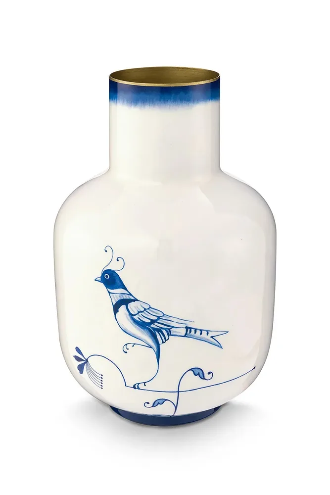 Ваза Pip Studio The Blue Bird, стекло