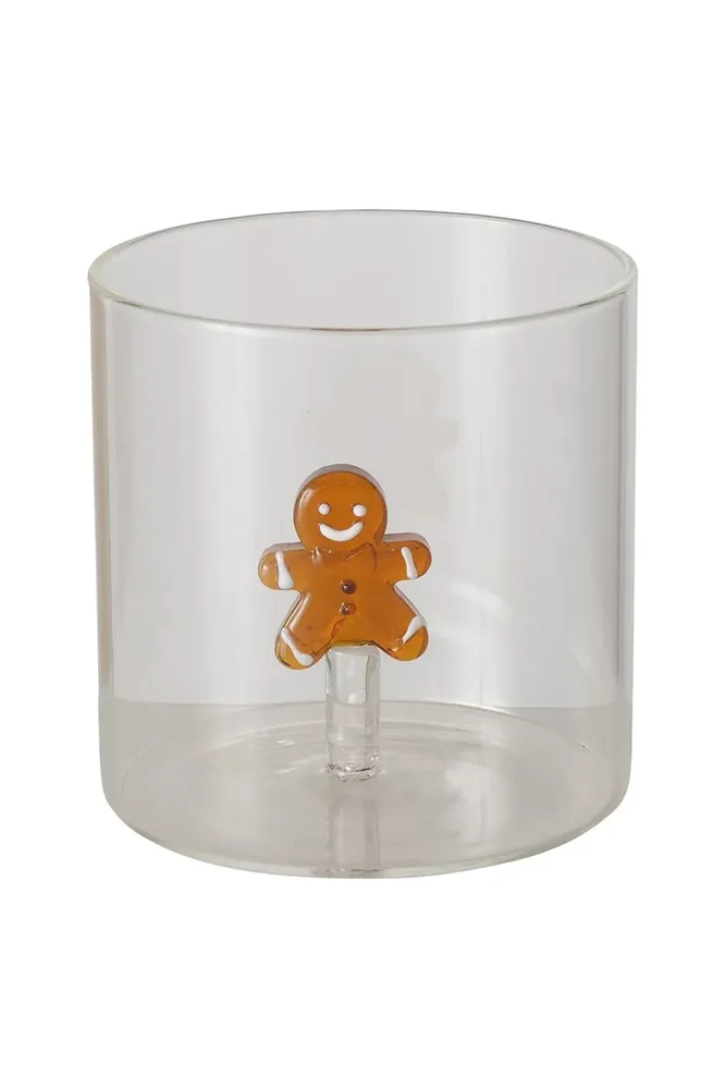 Новогоднее украшение Boltze szklanka Ginger 350 мл, стекло, 8 см
