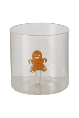 Новогоднее украшение Boltze szklanka Ginger 350 мл, стекло, 8 см