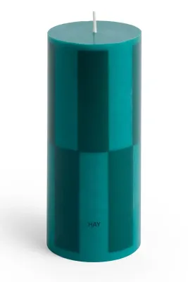 Декоративная свеча HAY dekoracyjna Column Candle 6,5 x, соевый воск, бирюзовый