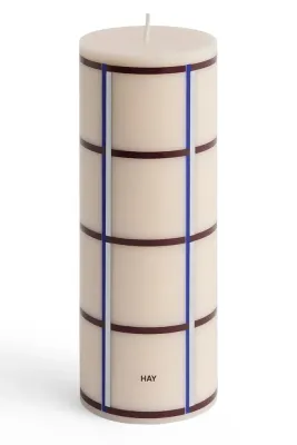 Декоративная свеча HAY dekoracyjna Column Candle 7 x, соевый воск, бежевый