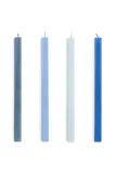 Декоративная свеча HAY zestaw wiec Square Candle 2,2 x, соевый воск, синий — фото 1