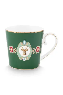 Кружка Pip Studio Love Birds Medallion, фарфор, 300 мл, зелёный