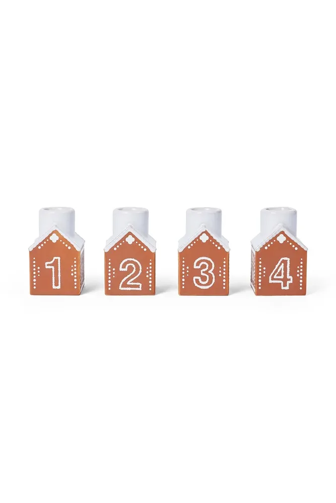 Kähler Новогоднее украшение K hler Gingerbread Advent, 5 см, разноцветный