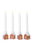 Kähler Новогоднее украшение K hler Gingerbread Advent, 5 см, разноцветный — фото 3