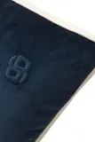 Декоративная наволочка Boss bawelna BVELVET Midnight, хлопок, 43 43 см, тёмно-синий — фото 3
