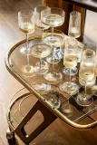 Бокал Vtwonen, Gold Rim, 400 мл, стекло — фото 2