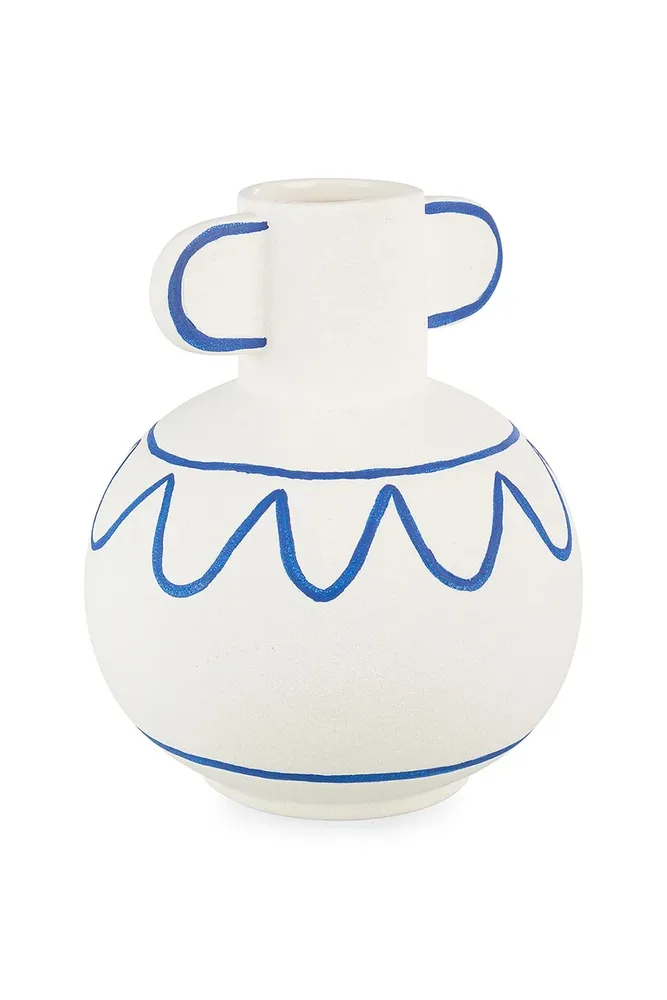 Ваза Bizzotto Amphora, фарфор, 18 см, синий