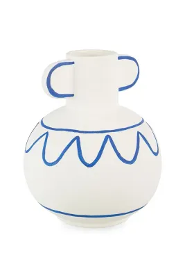 Ваза Bizzotto Amphora, фарфор, 18 см, синий