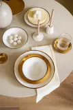 Кувшин Vtwonen, szklanka Gold Rim, 340 мл, стекло — фото 2